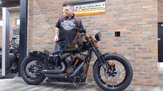 2019 Street Bob custom build walkaround with Troy