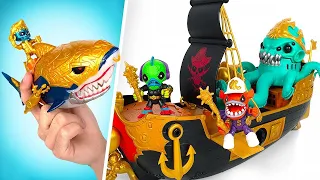 Bateau Au Trésor Englouti, Bouteille À Briser Et Trésor De Requin || Trésor X Playsets