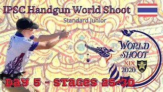 2022 IPSC Handgun World Shoot XIX | Pattaya, Thailand | Standard Junior | Day 5 | Stages 25-30
