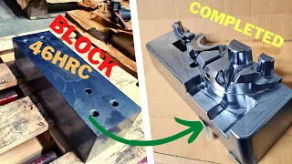 Making of shaped part (cnc milling)