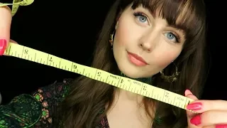 ASMR~semi inaudible face measuring for personal attention relaxation