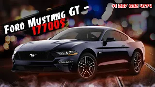 2021 Ford Mustang GT - 17700$. Авто из США 🇺🇸.