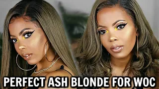 BEST ASH BLONDE FOR WOC PERFECT BOB WIG FOR SUMMER |QUICK & EASY WIG INSTALL RPGSHOW SALE |TASTEPINK