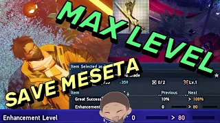 PSO2 NGS | Secret Method To Level Your Weapons For SUPER CHEAP - 10 Star Weapons, Save Meseta, MAX