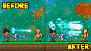 Terraria, But Damaging Enemies UPGRADE My Magic Weapons...