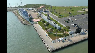 Visiting Seawolf Park on Pelican Island In Galveston Texas With A Drone April 2021