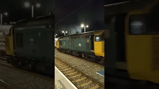 Double thrash from Class 37's leaving Wellingborough