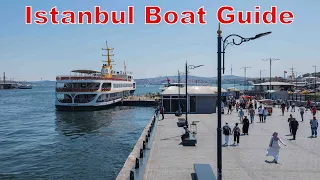 🇹🇷 Istanbul Boat (Vapur) Guide - How much does it cost? Which Stations to use