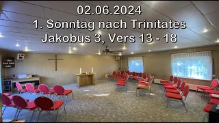 Gottesdienst der Gemeinde Biesdorf am 02.06.2024 ab 09:50 Uhr