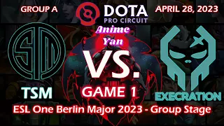 TSM VERSUS EXECRATION Game 1 Group Stage Berlin Major 2023 #Dota2 #Berlinmajor