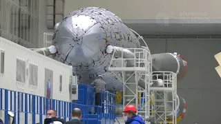 На космодроме Восточный завершилась установка ракеты-носителя «Союз-2.1б»