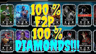 MK Mobile: How to get diamond per week as F2P! Totally Possible!