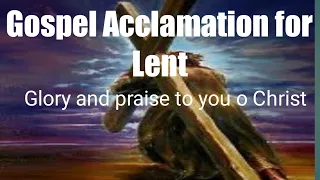 Glory and Praise to you O Christ. Second Sunday of Lent Year B