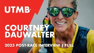 Courtney Dauwalter | UTMB 2023 Winner - Post-Race interview