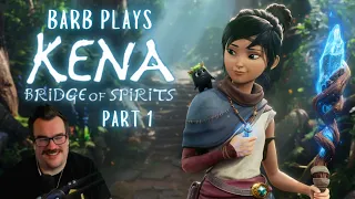 This game is actually sick - Barb Plays Kena: Bridge of Spirits Part 1