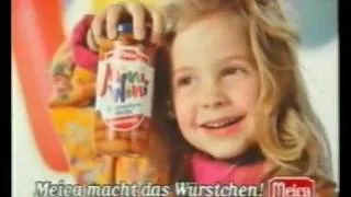 Mini Wini Würstchenkette Meica - Werbung 90er Jahre