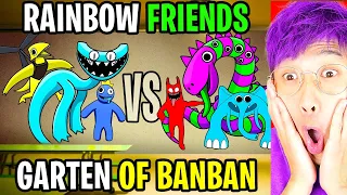 RAINBOW FRIENDS vs GARTEN OF BANBAN! (CRAZIEST ANIMATIONS EVER!)