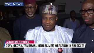 Govs  Okowa, Tambuwal, Others Meet Obasanjo In Abeokuta