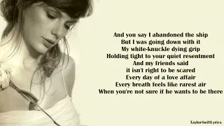 Taylor Swift - So Long, London (Lyrics)