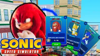 Live Testing: UNLOCKING MOVIE KNUX, MOVIE TAILS, MOVIE SONIC IN THE NEW KNUCKLES TIE-IN EVENT! (SSS)
