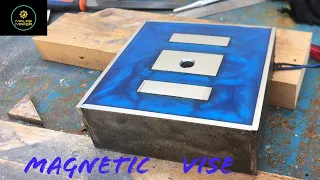 Electromagnetic vice for do-it-yourself drill press