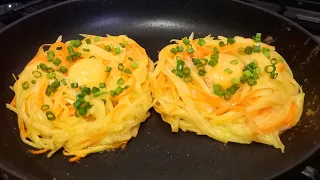 Just Add Eggs With Potatoes And Carrot It's So Delicious Simple Breakfast Recipe Cheap and Tasty