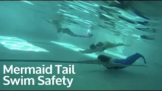 How to Safely Swim With a Mermaid Tail - feat. AquaMermaid