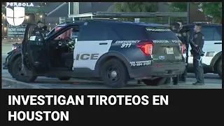 Investigan múltiples tiroteos en Houston que dejaron varios muertos y heridos