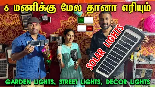 உங்க இடத்தை அழகாக்கும் Solar Lights | First Time In Tamilnadu | Payasam Channel