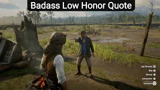 RARE Low Honor Arthur Is So Cold (Hidden Dialogue) - RDR2