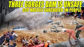 Three Gorges Dam "stretched" to welcome the fourth flood, CCP hastily evacuated 1 million people