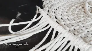 macrame rug (knot by boomgereh)