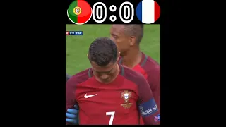 EURO Cup final 2016 Portugal vs France