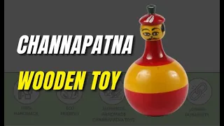 Ep 502 Channapatna Toys Wooden Colourful Roly Poly Tumbler Toy