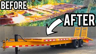 TRAILER RESTORATION - Restoring An Old Equipment Trailer