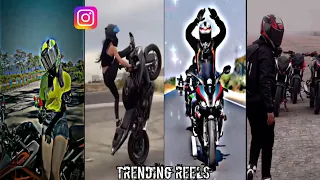 Part 6❌ Instagram Trending reel Cute girls riding sports bike #trending #bikeride