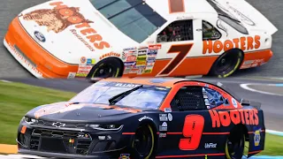 NASCAR Hooters Paint Scheme Evolution