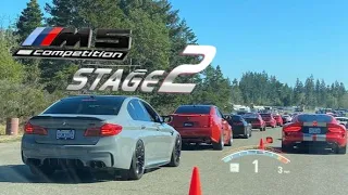 Bmw M5 F90 Stage 2 vs Nissan Gtr, M5 F10, M6 F06, M3 F80, Subaru, Infinity Q60