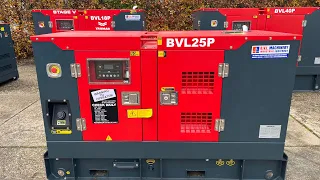 FAWDE Stamford 25 kVA generator aggregaat