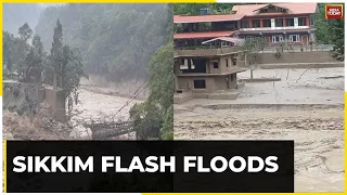 Sikkim Flash Floods: Rescue Operation Underway, Building Submerged In Debris