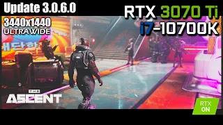 The Ascent (Patch 3.0.6.0) - RTX 3070 Ti & i7-10700K | Max Settings 3440x1440 (RTX On)