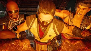 Scorpion Burns Havik's Face -  Mortal Kombat 1