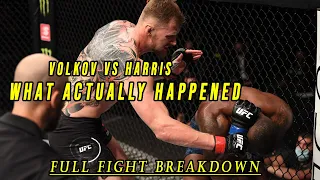 Alexander Volkov vs Walt Harris What Actually Happened | Full Fight Breakdown