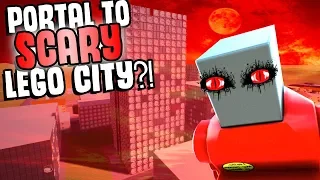 Opening a FORBIDDEN PORTAL to EVIL Lego City?! - Brick Rigs Gameplay Roleplay