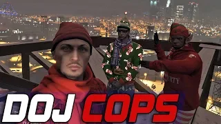 Dept. of Justice Cops #610 - Snow Parkour Bridge Climbers