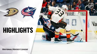 NHL Highlights | Ducks @ Blue Jackets 10/11/19