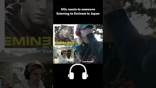 xQc reacts to a Girl Listening to Eminem in Japan - Yeahhhh Dude