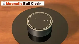 Magnetic Ball Clock Magnet Toy  ► Gadgetify