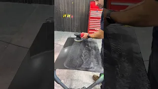 Some wet sanding action. Clear coat sanding.