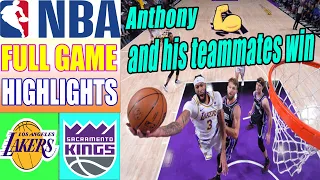 Los Angeles Lakers vs Sacramento Kings [FULL GAME] QTR | NBA Highlights 2024